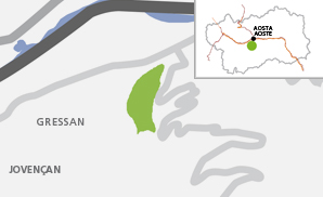 cartina Riserva naturale    Côte de Gargantua