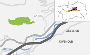 cartina Ambienti xerici di Mont Torretta-Bellon