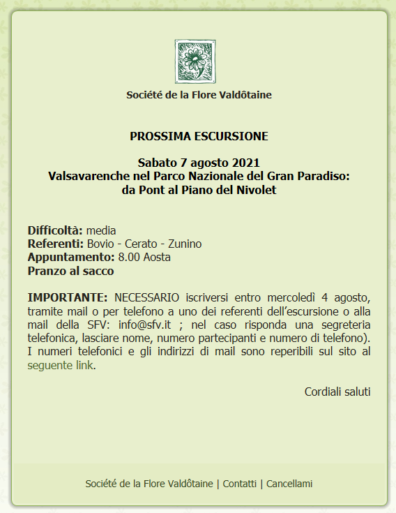 PROGRAMMA
