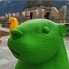 MARMOTTE COLORATE AL MUSEO